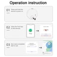 thumbnail image 5 of CHUANK Find My Locator Find Anti-loss Device Global Remote Tracking  Only Applicable To iOS  Elderly Children Pet Positioning Tracker Anti-lost  1 Pack, 5 of 5