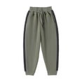 thumbnail image 5 of 10-12 Years Boys Pants Casual Trousers Boy Fleece Trousers Casual Pants Cargo Jogger Pants with Pockets Black Pants, 5 of 7