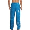 thumbnail image 7 of Salouo Blue Christmas Print Pajama Pants for Men, Lounge Pants Elastic Waistband Casual Men's sleepwear Loungewear Sleep Pajama Pant -Medium, 7 of 7