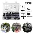 thumbnail image 1 of LEFU 113-Piece Automotive Hose Connector Assortment Set Reducer Straight T-Piece Connectors for Cooling Fuel System High Pressure Temperature Resistant with Storage Case, 1 of 10
