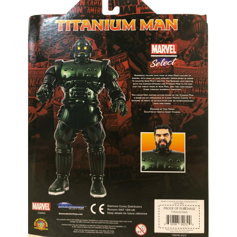 Marvel Select Titanium Man Action Figure (Other) - Walmart.com