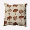 thumbnail image 5 of Simply Daisy 20" x 20" Field of Trees Indoor/Outdoor Polyester Throw Pillow, Sienna, 5 of 5