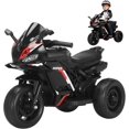thumbnail image 1 of Moto Electrica Infantil Niño, Carro Electrico Niño Montable con Luz Led y Musica, Triciclo con Modo de Retroceso, Velocidad Máxima 4KM/H, Autonomía de 45 Minutos, 1 of 8