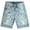 LightBlue-2596, variant on KIDSCOOL SPACE Baby Little Boys Summer Denim Shorts, Ripped Soft Elastic Band Inside Half Jean Pants,6-7 Years