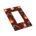 thumbnail image 3 of Kll Fire Extinguisher Wall Plate,Gloss Finish,Standard Size 1 - 5" X 3", Polycarbonate Thermoplastic,Electric Receptacle Plug Covers, 3 of 8
