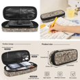 thumbnail image 5 of Aplkyhs Brown Camouflage Bow 4 Piece Kids Backpack Set with Lunch Bag Pencil Case and Bottle Holder School Backpack for Elementary Middle School Students, 5 of 7