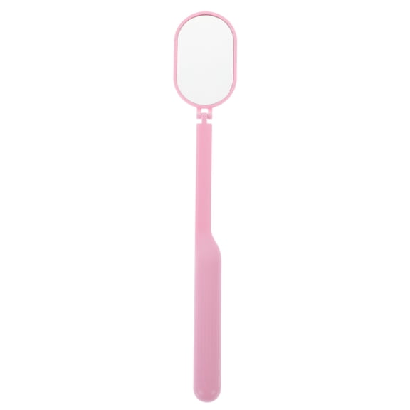 COOPHYA Eyelash Check Mirror Portable Acrylic Use Daily Life Pink 1Set