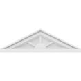 thumbnail image 3 of Ekena Millwork 24"W x 7"H x 2"P (Pitch 6/12) Peaked Cap 3 Spoke Architectural Grade PVC Pediment, 3 of 8