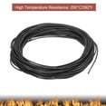 thumbnail image 6 of Silicone Wire 24AWG 24 Gauge Flexible Tinned Copper Standard High-Temperature Hookup Wire Black 30m/98.4ft, 6 of 6