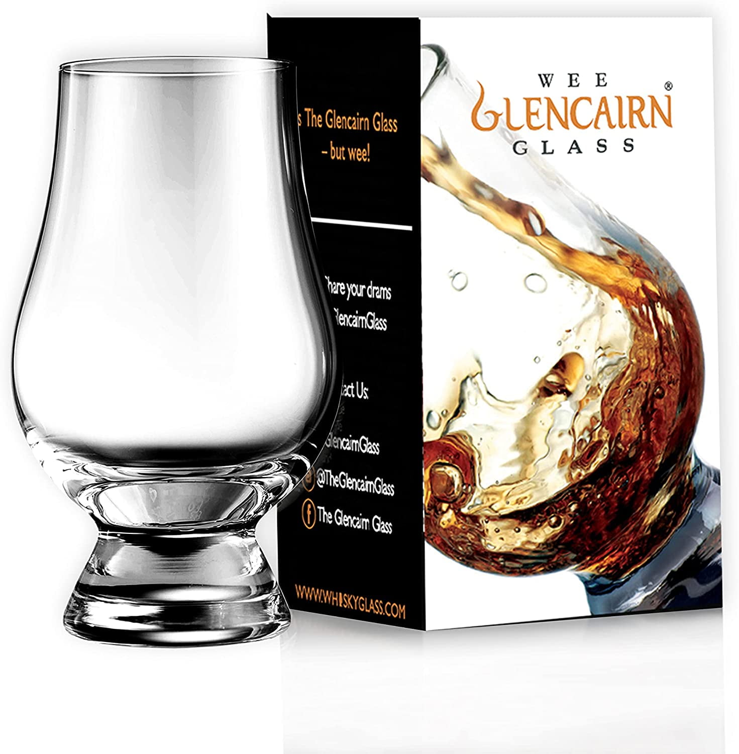 Miniature Whisky Tasting Glass The WEE Glencairn Crystal Whiskey Glass 