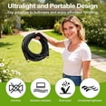thumbnail image 2 of Upgraded 50FT Non-Expanding Garden Hose, Lightweight, Flexible Ultra-Light Water Hose, Burst-Resistant, Lead-Free, Anti-Kink, High-Pressure, 2 of 7