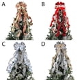 thumbnail image 2 of 12"*43" Large Bows for Christmas Tree/ Big Christmas Bows/ Christmas Tree Bow Topper/ Red Christmas Bow/ Bow Christmas Tree Topper Tree Top Dress 1Pcs, 2 of 7