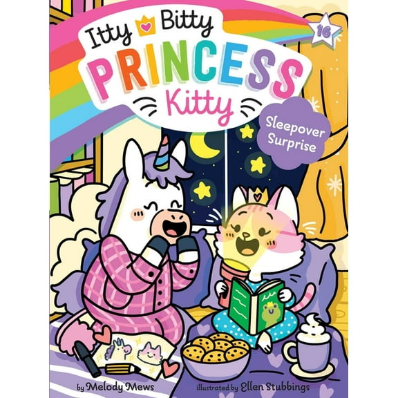 Itty Bitty Princess Kitty Sleepover Surprise, Book 16, (Paperback)