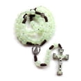 thumbnail image 1 of 10mm Rosary Beads Luminous Necklace Jesus Crucifix For Cross Pendant Necklaces Glow In Dark Religious Jewelry For Men Women Gift, 1 of 1