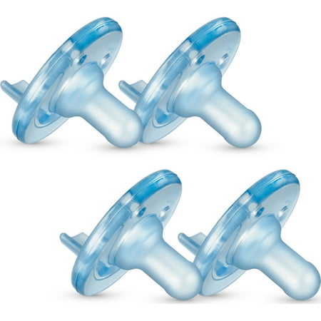 Philips Avent Soothie Pacifier, 3+ months, blue/blue, 4 pack,
