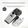 thumbnail image 2 of 120DB Rechargeable Door Stop Alarm, Portable Security Door Stopper Wedge, Anti-Theft Door Alarm for Home, Apartment, Hotel & Travel, 2 of 6