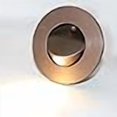 thumbnail image 3 of LUMINTURS 3W LED Wall Recessed Step Stair Lighting Bedside Reading Light Fixture Hidden On/Off Switch Adjustable Warm White Coffee Circle, 3 of 4