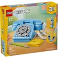 thumbnail image 3 of LEGO Creator 3 in 1 Retro Telephone Building Toy - Home Decor for Bedroom or Kids Room - Kids Toy for Girls & Boys, Ages 8+ - Gifts for Birthdays - 31174, 3 of 9