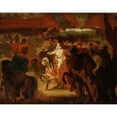 thumbnail image 2 of Henryk Rodakowski 14x12 Black Ornate Wood Framed Double Matted Museum Art Print Titled: Entry of Henry of Valois to Krakow, Sketch (circa 1848), 2 of 5
