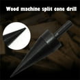 thumbnail image 4 of Blasgw Kindling Firewood Splitter Drill Bit Firewood Split Wood Punch Tool 38mm Black, 4 of 8