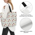 thumbnail image 3 of Easygdp Funny Cat White Bolsas Tote para Mujer, Bolsos de Hombro para Viaje, Bolsos de Mano de Gran Capacidad para Compras y Trabajo, 3 of 8