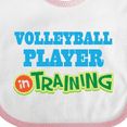 thumbnail image 4 of Inktastic Volleyball Player Kids Boys or Girls Baby Bib, 4 of 4