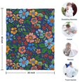 thumbnail image 4 of Pioneer Flower Blanket,Comfortable Soft Flannel Throw Blanket,All Season,Warm Lightweight Blankets for Sofa Bed Couch Living Room Chair,30"x40"(80x100cm), 4 of 4