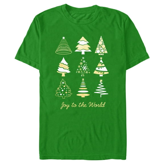 Men's Lost Gods Joy to the World Graphic Tee Kelly Green Small