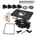 thumbnail image 2 of Router Lift for 65mm/69mm Wood Router for Router Table Set Up Lift with Router Plate Precision Woodworking, 2 of 8