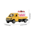 thumbnail image 3 of ChicYu Inertia Toy Car Models Realistic Mini Vehicle Toys Cake Topper Decoration Small Pull-Back Cars Stall Toys Interactive Playthings for Birthday Gifts, 3 of 6