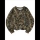 thumbnail image 5 of Sudadera con Estampado de Camuflaje para Mujer, Larga, Estilo Vintage Y2K, Estilo Urbano Verde Oliva L, 5 of 7