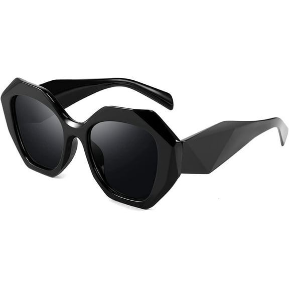 FEISEDY Retro Cateye Sunglasses Women Oversized Vintage Cat Eye Shades UV400 Lenses B2817