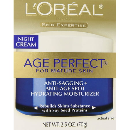 L'Oreal Paris Age Perfect Night Cream, 2.5 oz. (Best Night Cream For Aging)