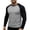 Gray, variant on Men's Raglan Long Sleeve T-Shirts Color Block Baseball Tee Casual Crewneck Athletic Tops Soft Pullover Layering Top