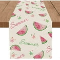 thumbnail image 2 of Watermelon Table Runner Spring Summer Watermelon Theme Party Decoration Dining Room Holiday Home Kitchen Island Decor,13x72 Inches, 2 of 6