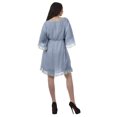 thumbnail image 4 of Moomaya Robes d'Été en Georgette Imprimée Femmes Plage Hawaïennes Mini Robes Femmes, 4 of 6
