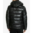 thumbnail image 4 of GUESS Mens Hooded Quilted Puffer Jacket, Black, XX-Large, 4 of 4