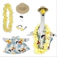 thumbnail image 7 of Sruoe Porch Goose Outfits, Yard Floral Decor Dress Goose Clothes Dress, Duck Clothes for 23" Cement Goose, Summer Porch Wear Goose Clothing, Goose Costume for Lawn Garden Patio Decor, 7 of 7