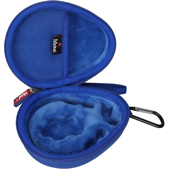 SLKOHDZ-Hard Case Suitable for Aftershokz Aeropex/Aftershokz Titanium Mini/Aftershokz Air/Aftershokz Openmove/Openrun Pro, Open-Ear Wireless Bone Conduction Headphones, Blue, Case Only