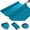Blue, variant on EuChoiz Silicone Baking Mat Roll 16 in x 5 FT Free Cutting Non-Slip Pastry Mat, Non-Stick Reusable