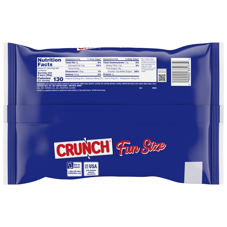 Crunch Fun Size Candy | Nestle Crunch Fun Size
