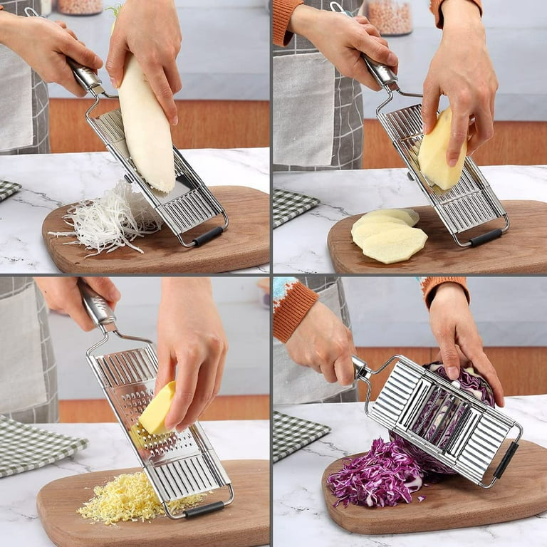 Adjustable Multipurpose Potato Onion Slicer And Grater