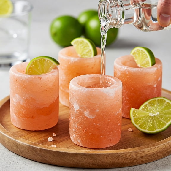 Himalayan Salt Shot Glasses | Pack of 4