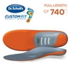 Dr. Scholl's Custom Fit 740 Orthotics Full Length Inserts for Foot Knee & Low Back Pain Relief, 1 Pair