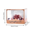 thumbnail image 3 of Sculpted Petal Highlighter Blush, Fine Shimmer Powder for Contouring & Highlighting, Long-Wearing Formula, Creates Dimensional Look, Elegant Rose Shape, Smooth Blendable, 3 of 5