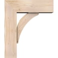 thumbnail image 3 of Ekena Millwork 7 1/2"W x 22"D x 26"H Thorton Block Smooth Bracket w/ Offset Brace, Douglas Fir, 3 of 25