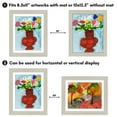 thumbnail image 5 of Americanflat Kids Art Frame 10x12.5 inches with 8.5x11 inches Mat - Composite Wood And Glass (2 Pack) - Light Wood, 5 of 7