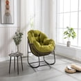 thumbnail image 7 of Triple Tree Outdoor Rocking Chair in Rattan Wicker, Olive, 7 of 7