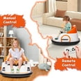 thumbnail image 4 of Telyswee 12V Ride On Bumper Car for Kids Ride on Toy Gifts Toddlers Electric Bumping Car with Remote Control, Battery Display, 360 Degree Spin, LED Lights, Music, 4 of 7