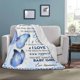 thumbnail image 3 of LHSHID Personalized Name Blanket Love Letter to My Daughter from Mom & Dad I Will Always Be There to Support You Soft Warm Bed Blanket Gift, 3 of 5